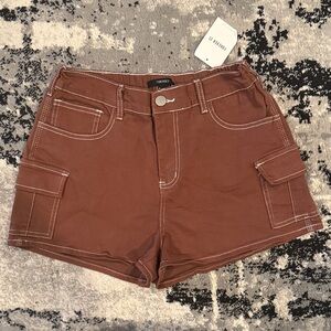 Forever 21 Chocolate Cargo Shorts